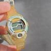 Used CASIO Baby-G Tripper Digital Watch Clear Yellow