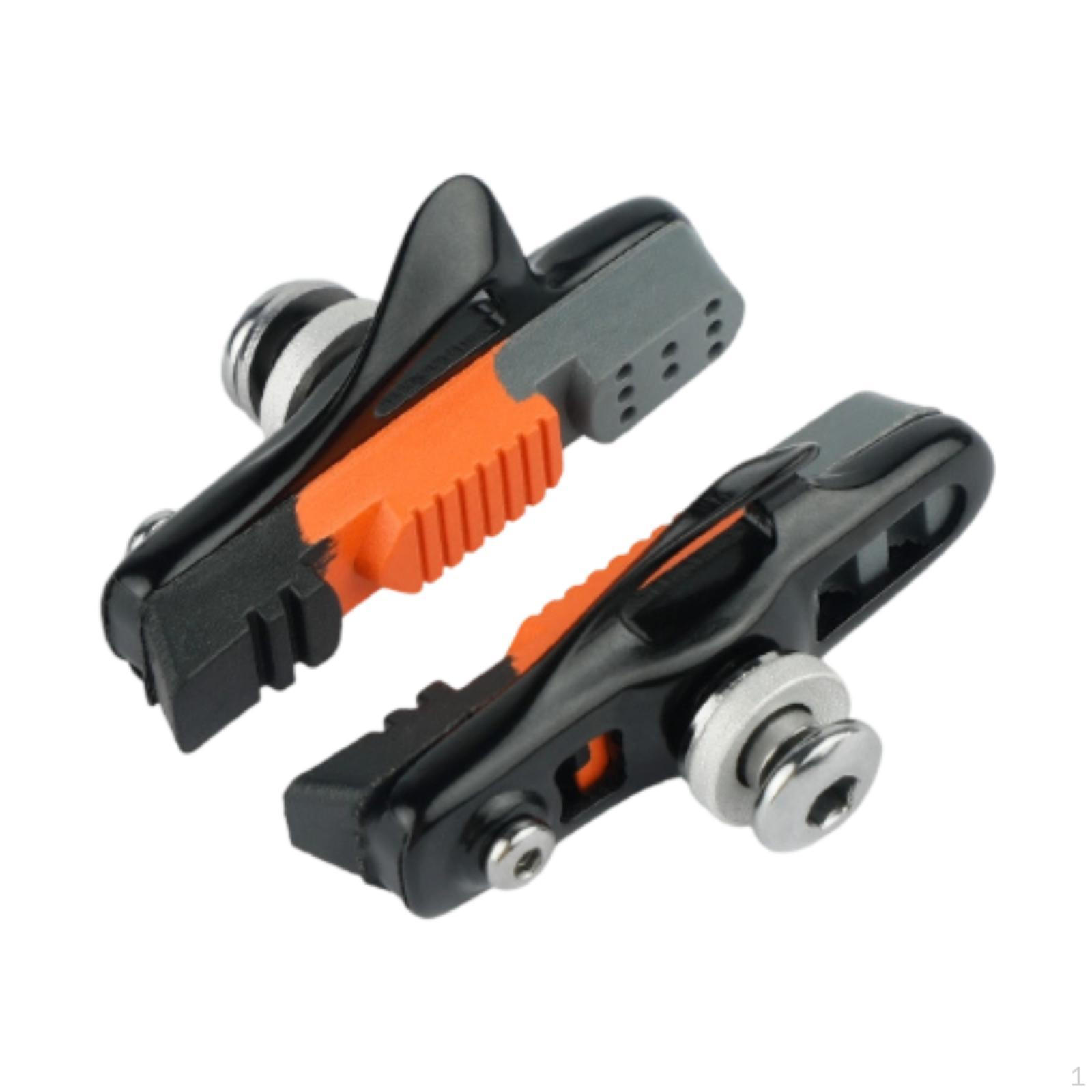 

Комплект из 2 штук тормозных колодок для велосипеда, запчасти, универсальные колодки для круизера, передние и задние Black