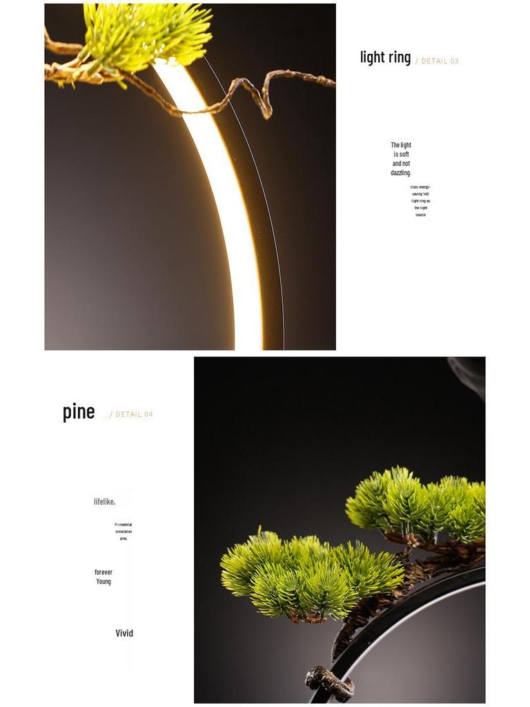 Chinese Wealth-Attracting Water Fountain with Fish Tank - Creative Ornament for Home or Office