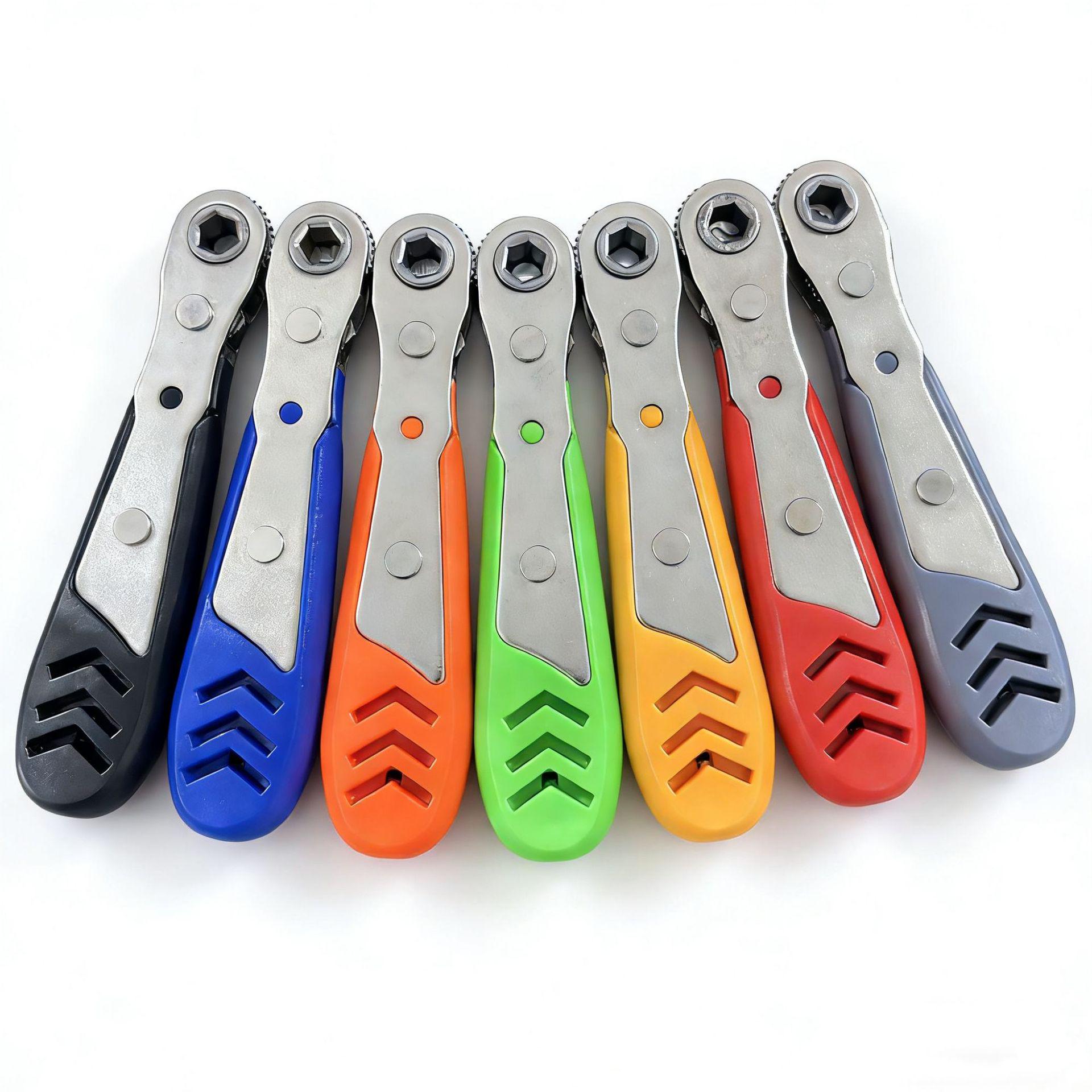 

36-Tooth Bidirectional L-Shaped Ratchet Screwdriver for Tight Spaces