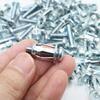 20x Petal Shape Rivet Nut Screw Bolt Expansion Metal Rivetnut Panel for License Wall Curtain Plate Clamp Lock Jack Nuts Screws