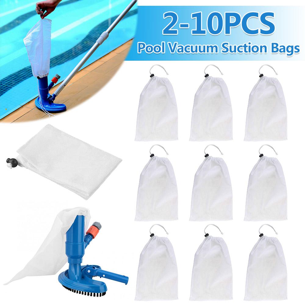 Pool Cleaner Bags Swimming Pool Vacuum Suction Head Leaf Mesh OPP Plastic Bags Cleaning Tools Swimming Portable Outdoor Elements