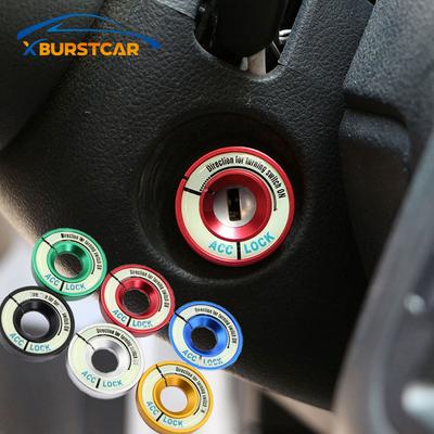 Xburstcar Car Styling Luminous Key Ignition Ring Decoration Trim Stickers for SEAT Leon Ibiza CUPTRA
