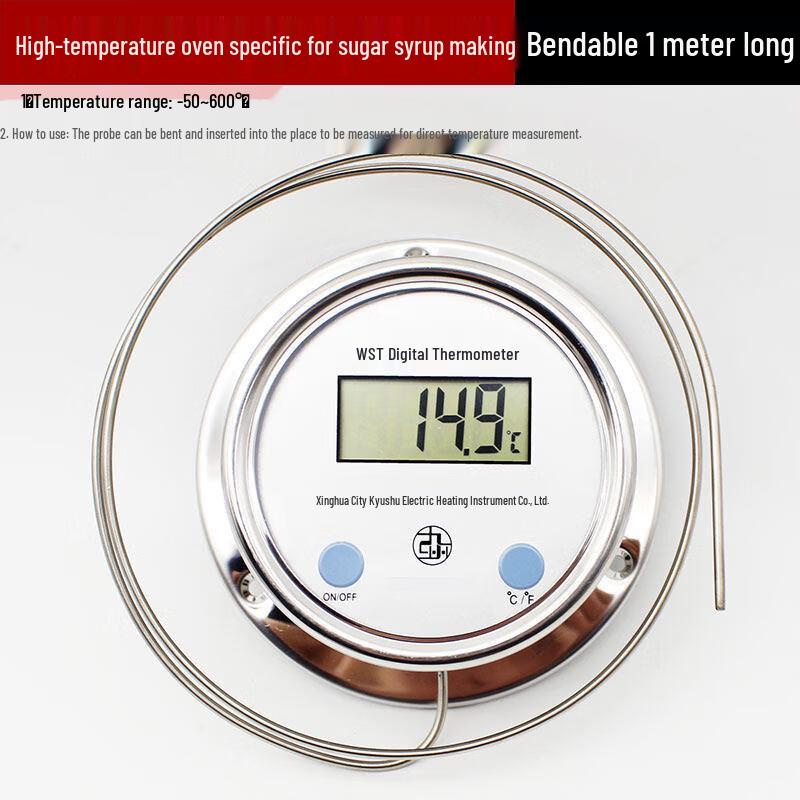 Bodefu HC Digital High-Precision Thermometer for Acid/Alkali Solutions