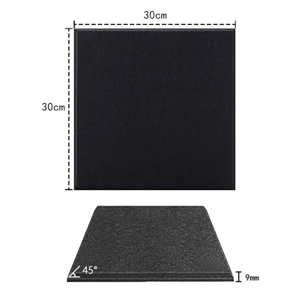 18pcs Acoustic Panels 11.81x11.81x0.31in Self Adhesive Sound Proof Wall Panels High Density for Recording Room Studio