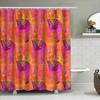 Bathroom Shower Curtain Floral Pattern Waterproof Fabric Decor Vintage Farmhouse Coastal Home