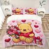 3pcs Set Bear, Flowers, Hearts Print Bedding Quilt Cover, Soft and Comfortable Quilt Cover Suitable for Bedroom and Guest Room19