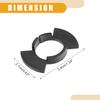 Automotive LED Headlight Bulb Retainer Adapter Holder Socket - Car Headlight Socket - for Honda H1 Plastic Black - 1 Pair
