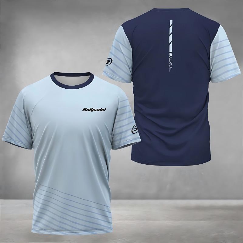 2026 Summer New Men s T-shirt Casual sporty breathable lightweight 3D printed outdoor tennis sport T-shirt 2XS