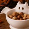 Cute Bat Shaped Dish Halloween Storage Bowl Candy Tray Spooky Home Seasonal Ornament Tabletop Ornament Multifunctional Decorative Snack Holder for