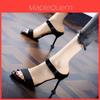 Fashion Womens Open Toe Sandals With Thin Heel For Casual Summer Wear