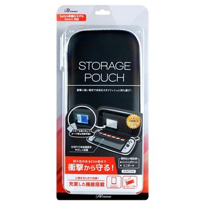 Etui Switch organic EL do Switcha EVA pojemność z Switch organic EL model standardowy/Przechowywanie (czarny biały) [Odporny na wstrząsy