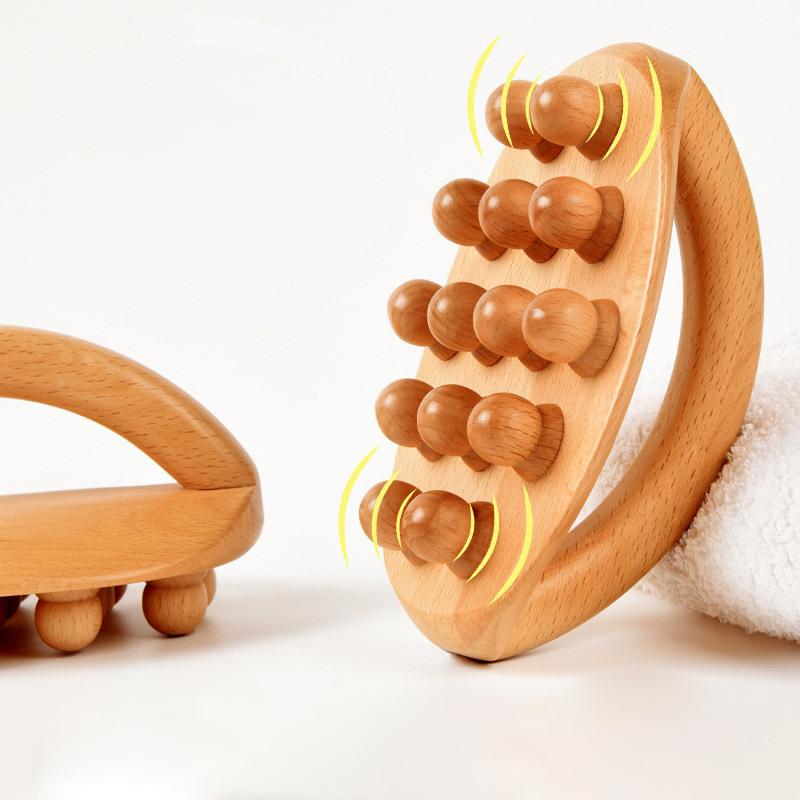 Wood Therapy Fascia Release Massage Tools Wooden Massage Brush Gua Sha Body Sculpting Tool Smooth The Meridians And Massage