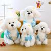 New Bichon Poodle Plush Toy Cute Dog Doll Doll Girls Children's Birthday Gift