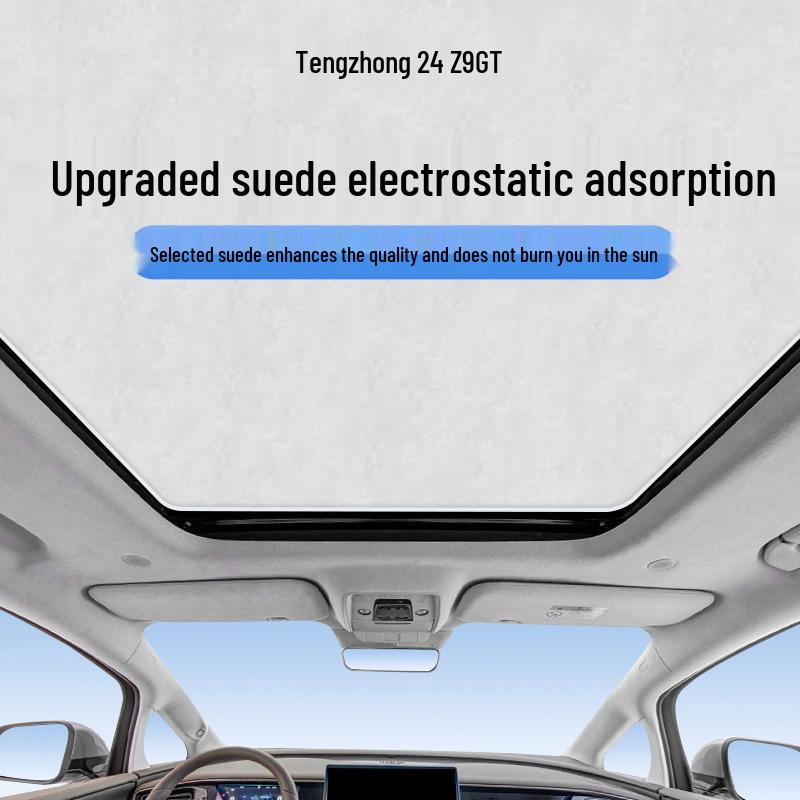 Denza Z9GT 2024 Sunroof Electrostatic Sunshade: Heat & Light Blocker, Privacy & UV Protection.