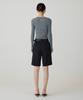 Siyajyu Sikn2177 Hairy Ribbed Knit_Melange Gray