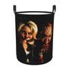 Chucky See You In Hell Dirty Laundry Baskets Foldable Large Waterproof Clothes Toys Basket For Home Kids