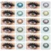 Контактні лінзи Color Softlens 1 пара кольорових контактних лінз серії 3TONE, косметичні контактні лінзи для річного використання