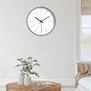 12 Inch Wall Clock Decoration Art Modern Easy To Read Sweep Movement Silent Non Ticking Round Watch