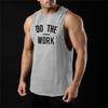 Muscleguys Summer Breathable Wide Shoulder Casual T-shirts Men's Sports Running Fitness Crew Neck Tank Tops