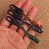 5Pcs Fashion Sport Style Color Braided Rope Replace Zipper Slider Easy Pull Men's Backpack Tool Bag Jacket Personality Zipper