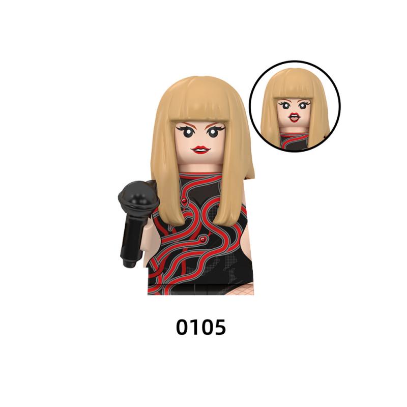 TP1026 LG1015 Swifts Beliebte Sängerinnen Bausteine Modell Mini Actionfigur Zubehör Halloween Geschenke für Kinder