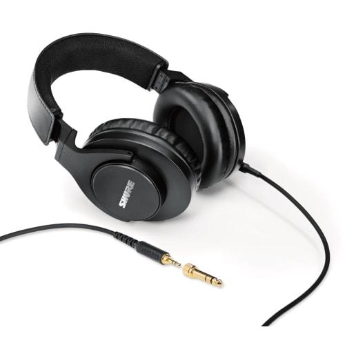 [VGP2025 Gold Award Winner] Shure Professional Studio Headphones SRH440A-A Black: Wired, Closed-Back, Foldable, Professional-Grade Listening and Monit