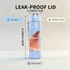 1PC Two Dancing Girl Silhouette 750ml Color Plastic Sports Water Bottle Leakproof Flip Straw Lid Suitable for Sports Office Home Use
