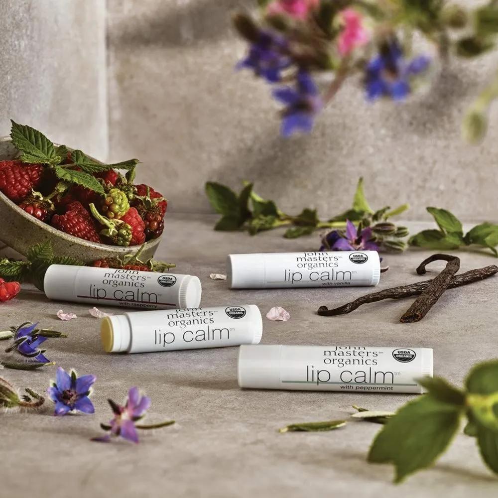 John Masters Organic Lippenbalsam Pfefferminze 4g 3er-Set