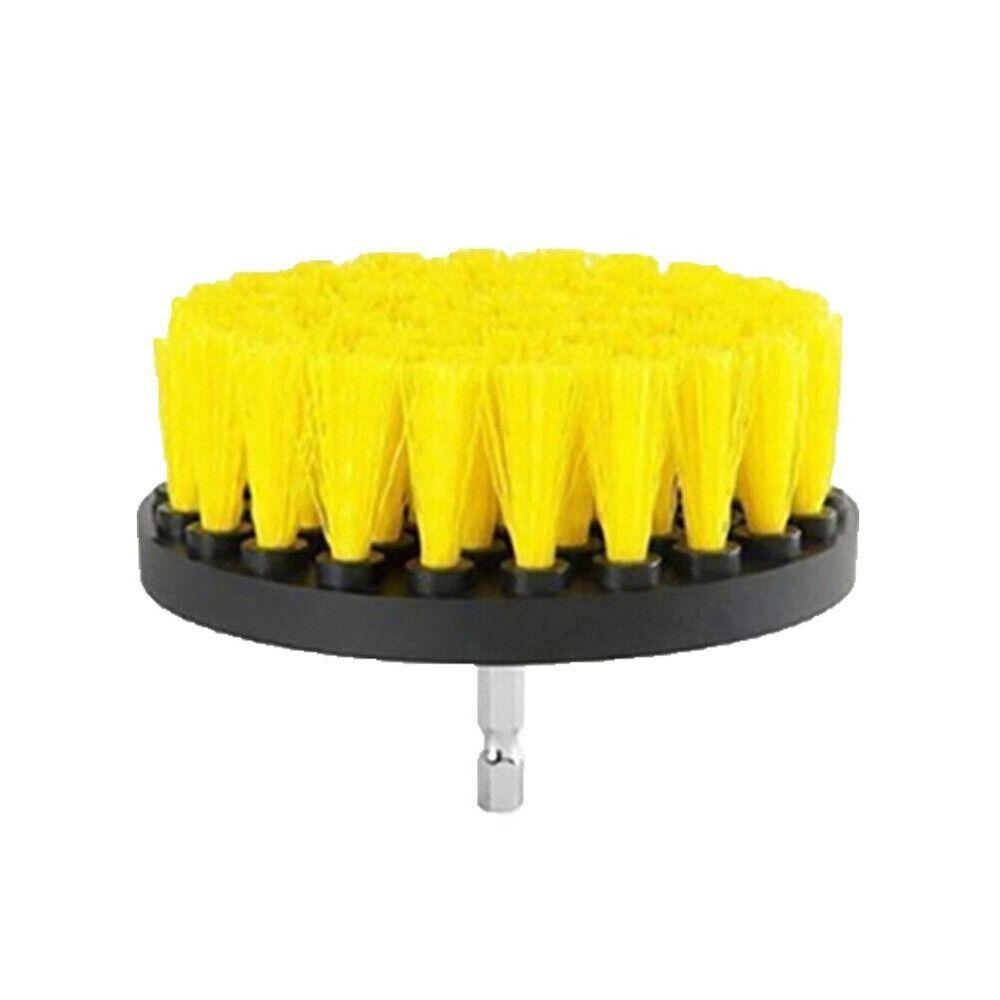 1Pcs Blue Yellow Cleaning Brush Nylon Power Scrubber Brush Upholstery Sofa Wooden Furniture