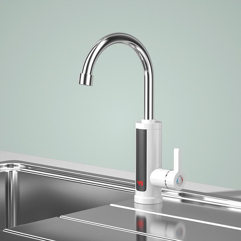 Instant Heat Dual-Use Stainless Steel Electric Water Faucet with Smart Display