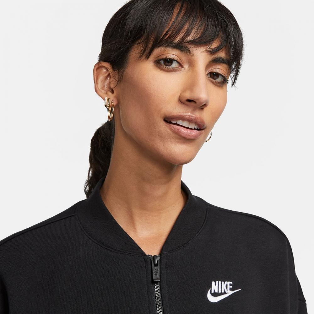 nike club fleece bomber jacket