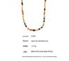 Bohemian Gold-Plated Beaded Choker with Colorful Natural Stones