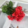 Bouquet Artificial Peony flower Flore White Silk Fake Orchid Flower DIY Wedding Back Road Home Desk Vase Accessories Faux Flores