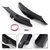 Gloss Black Front Bumper Side Splitter For BMW 3 Series E90 M-Tech LCI 2009-2012