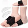 1Pair New Flat Foot Correction Arch Pad Support Non-Slip Cushion Absorb Shock Compression Arch Support Brace Foot Pads Flat Feet
