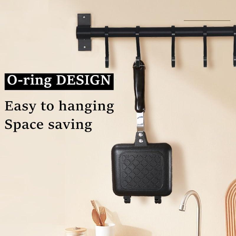 Aluminum Alloy Sandwich Maker Pan Non-Stick Sandwich Grill Pan Household Detachable Hot Sandwich Maker Double Sided pancake pan