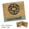 Dragon Ball Z Goku Turtle Kanji Embossed PU Leather Bifold Wallet Kai Anime Unisex Short Purse 1pcs