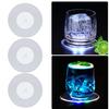 3Pcs LED Glowing Coasters Cup Holder Mat Light Bar Placemat Acrylic Party Drink Backlight Pad Home Kitchen Decor
