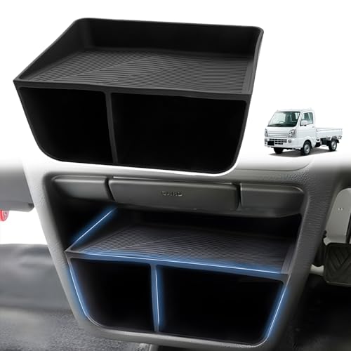 Auto Spec Suzuki Carry DA16T Dedicated Center Control Storage Box, Glove Box, Storage Box Divider, Storage Tray, Center Console Tray, Small Item Stora
