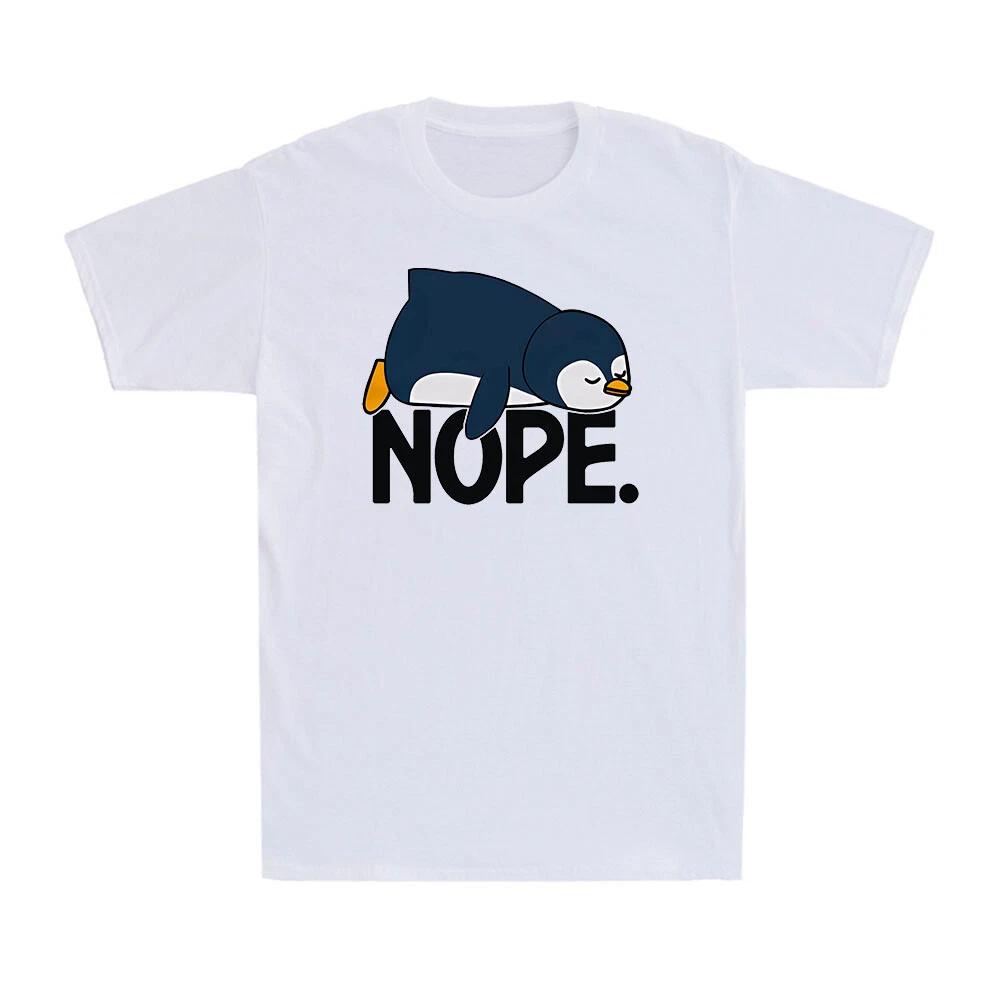 Listless Penguin Lazy Animal Lovers Funny Gift Novelty Men s Cotton T-Shirt S