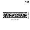 Spooky Halloween Table Runner Black Lace Spider Web Design Tablecloth Fireplace Scarf Haunted House Decor Party Decoration