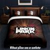 Linkin Park Design Bed Bedding Set 1 Duvet Cover + 2 Pillowcases Soft Breathable Household Bed Linens