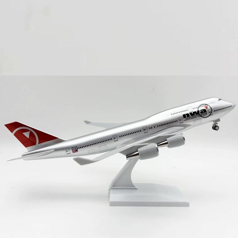 30cm Airplane Model B747 Northwest United States Airways Model Aircraft 1/250 Scale Resin Plane Model Aviation Ornaments
