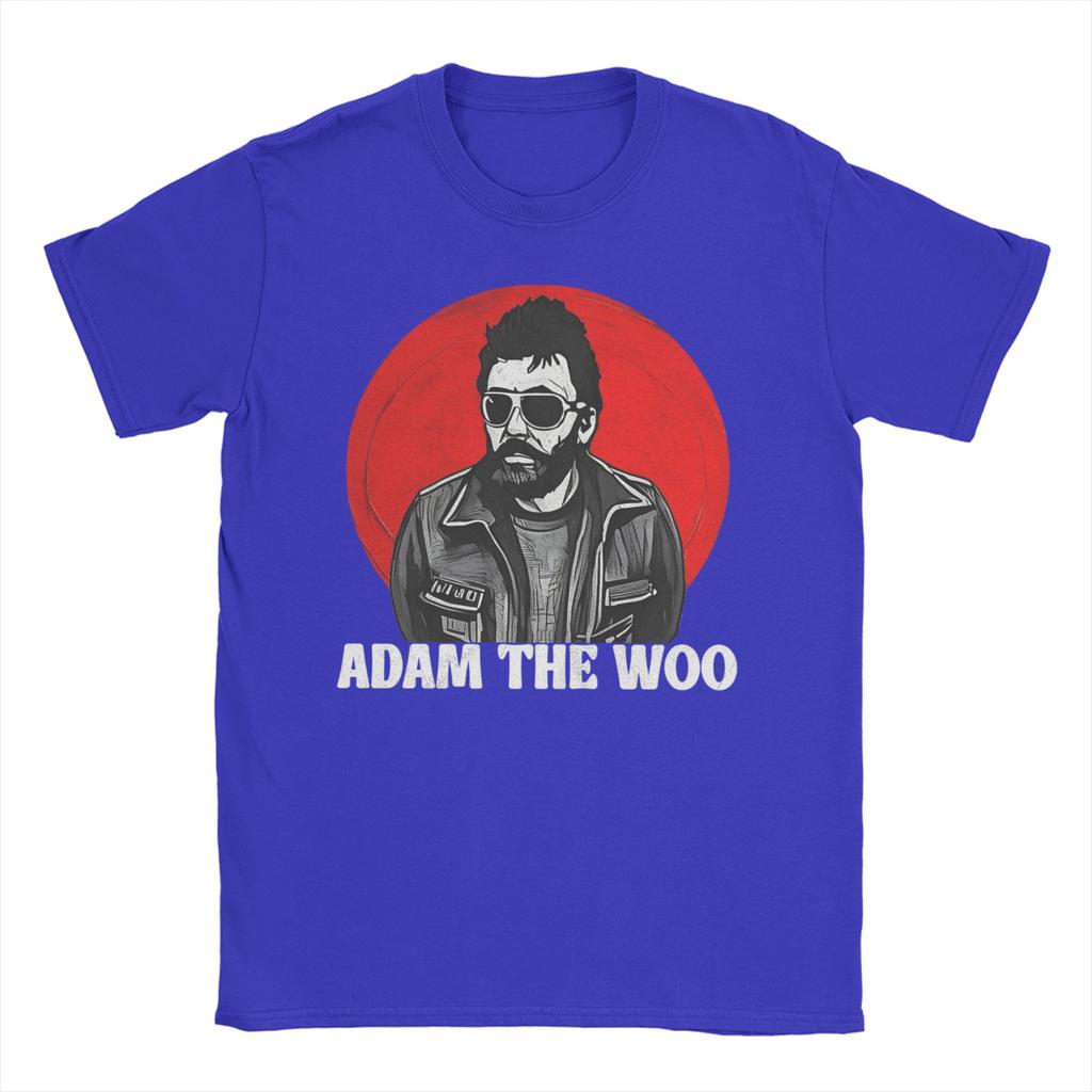 Adam The Woo 100 Cotton T Shirt For Mens Beach Classic T Shirts Crew Neck Harajuku Tee Shirt Plus Size Custom DIY Clothes