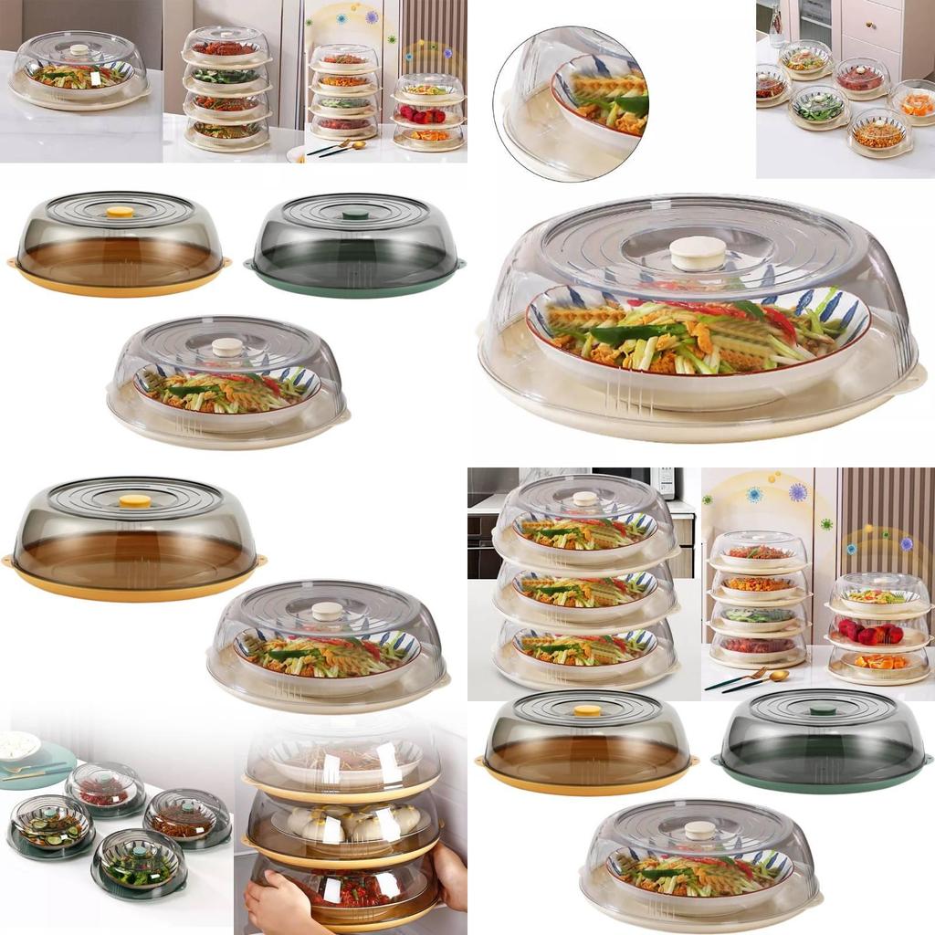 Multi-layer Transparent Food Cover For Home Dining Table With Dustproof Features