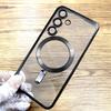 Transparent TPU Case For Samsung Galaxy S25 S24 S23 S22 S21 S20 Ultra Plus FE S24Plus S23Plus Note 20 For Magsafe Charge Cover