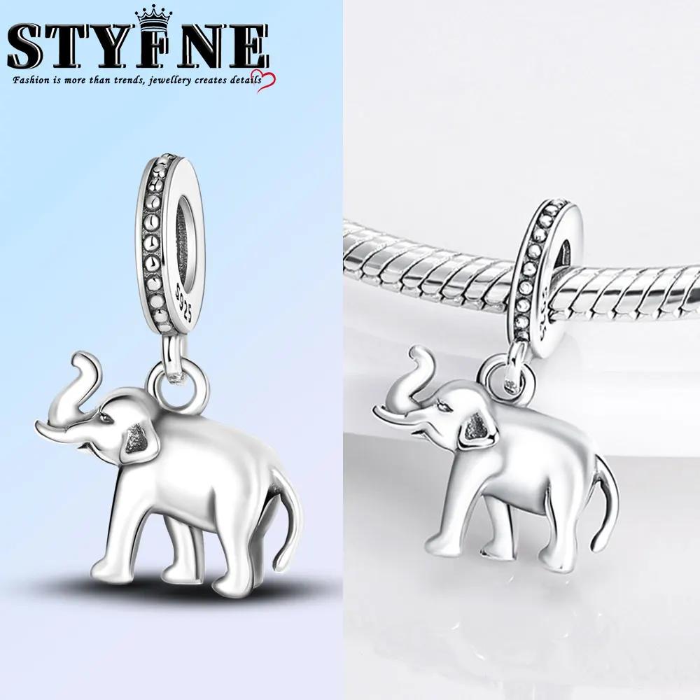 Copper Tyrannosaurus Rex Dinosaur Lion Tiger Elephant Animal Charms Beads Fit Original Bracelets Diy Jewelry