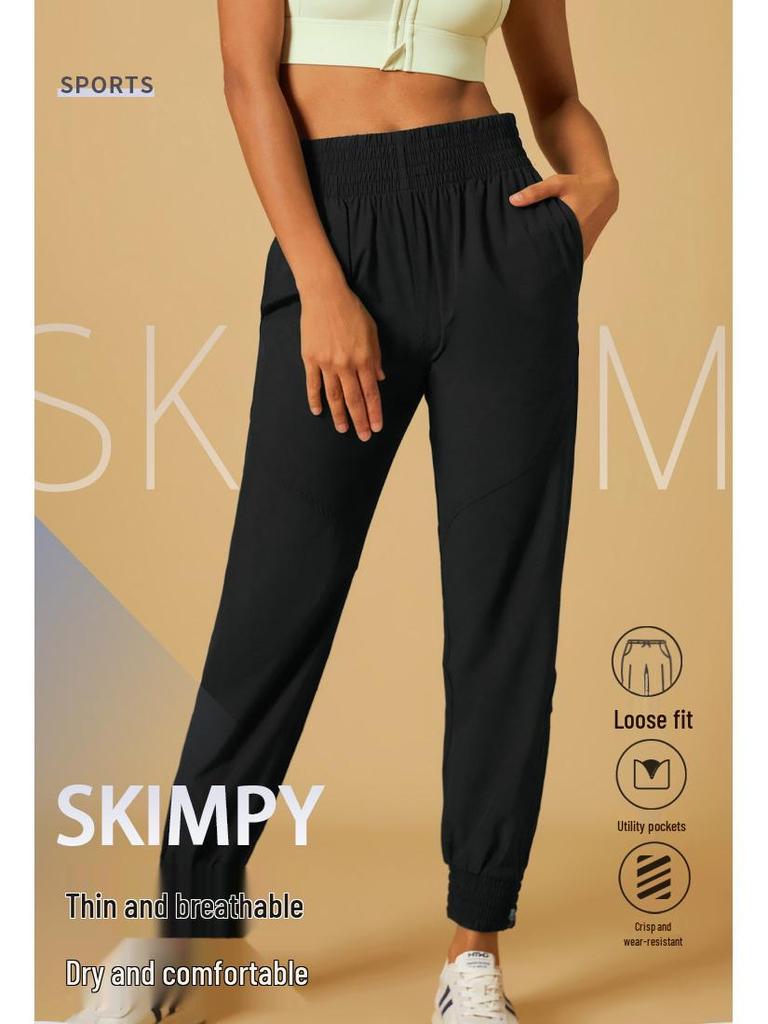 Women's Stylish Korean Cargo Yoga Pants - Elastic, Slimming, Perfect for Spring & Autumn