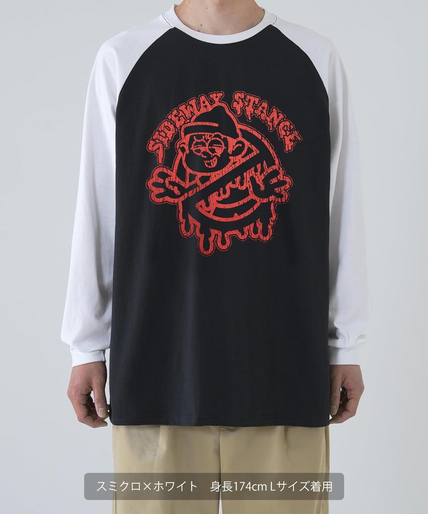 [IMPROVES] [SIDEWAYSTANCE] Cassel No Way Long Sleeve Raglan T-Shirt